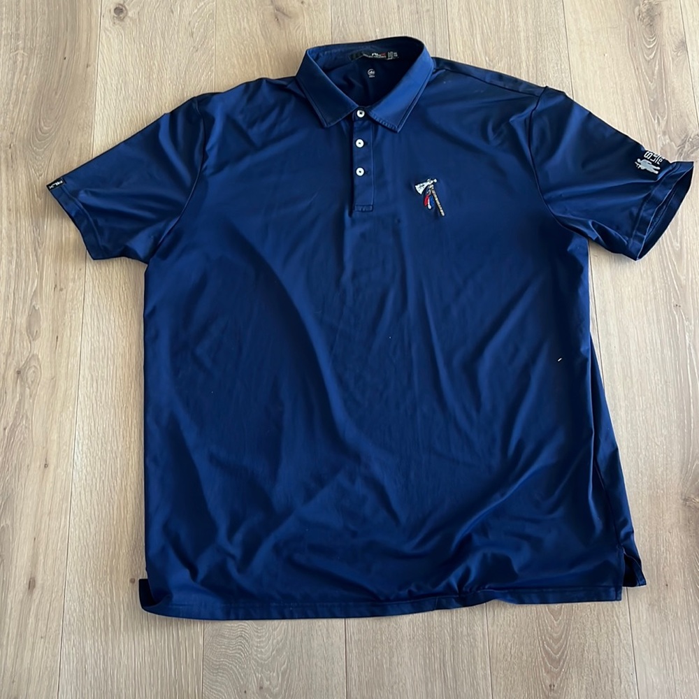 Blue Ralph Lauren golf shirt size XXL
